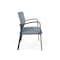 Lesro Newport 2 Seat Tandem Seating Metal Frame No Center Arms, Charcoal, RS Rain Song Upholstery NP1501 - alternate 3